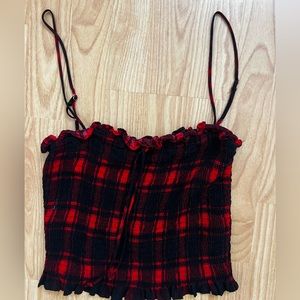 Boutique top plaid